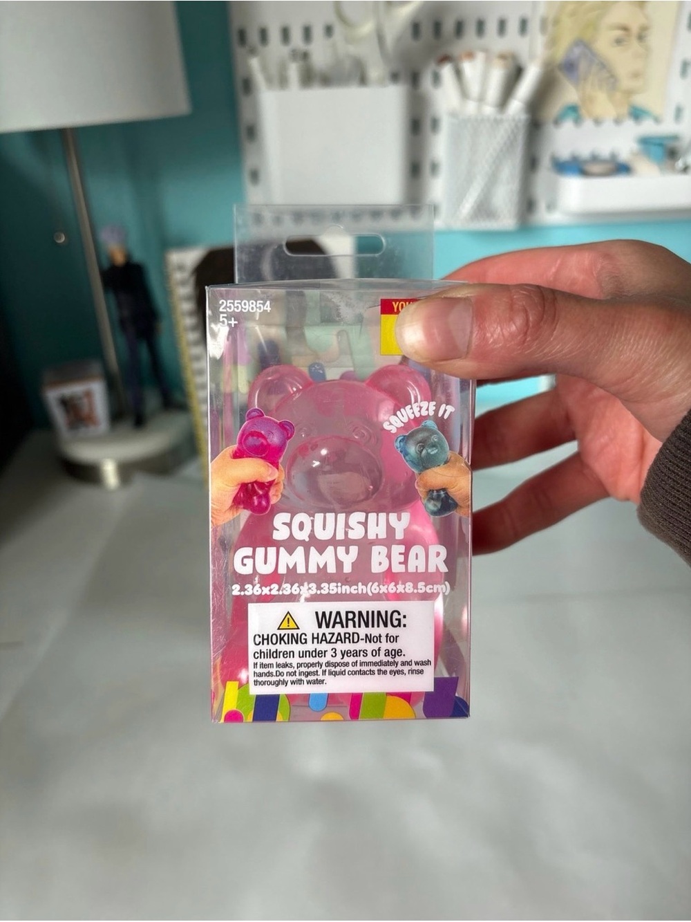 Hobby Lobby Pink Squishy Gummy Bear fidget viral